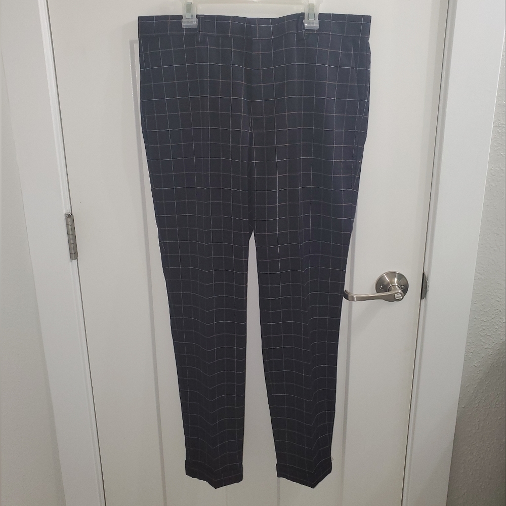 H&M Plaid Twill Pants